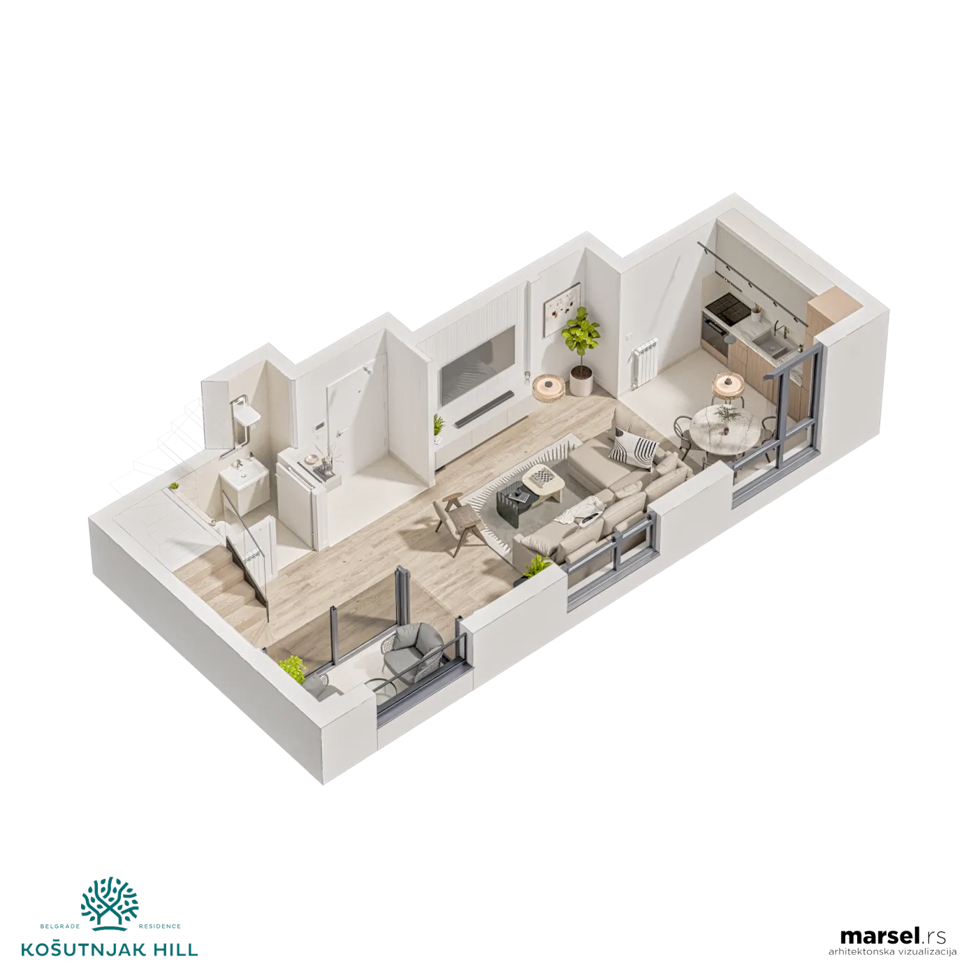 3D osnova, ugao 3