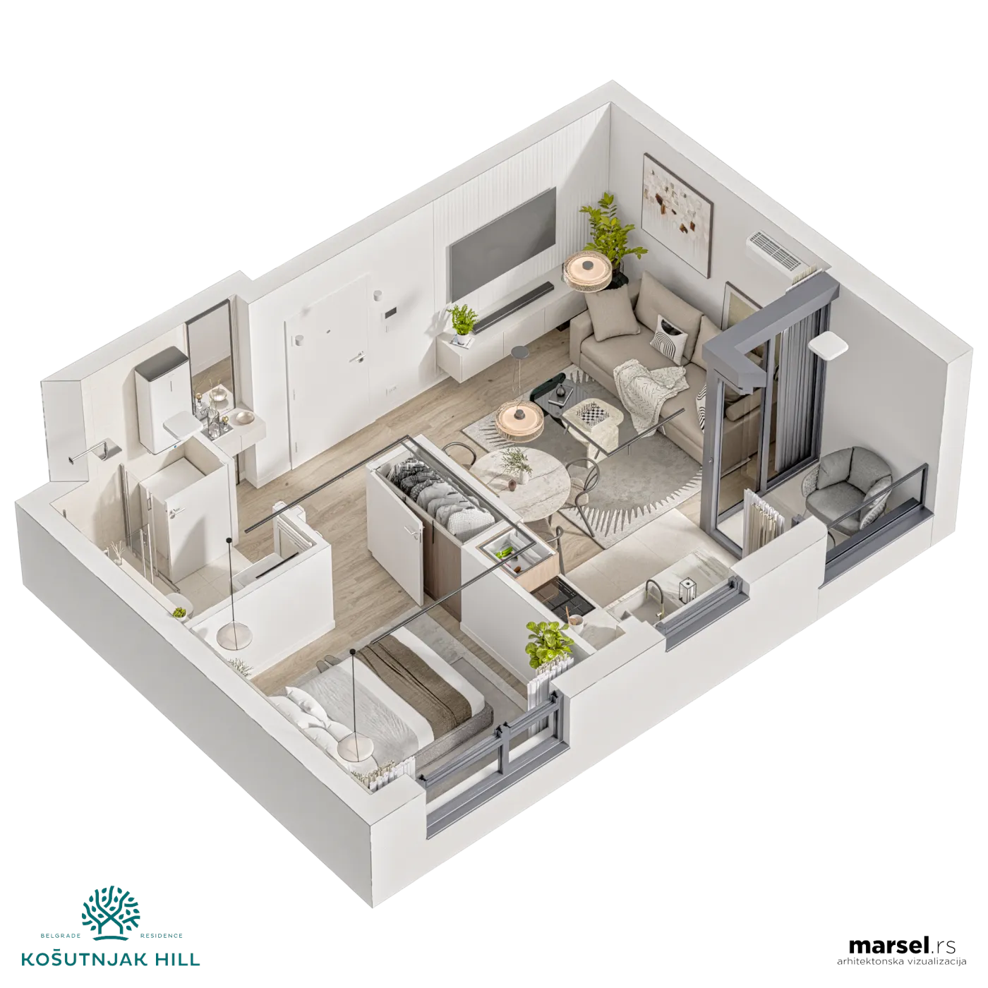 3D osnova, ugao 3