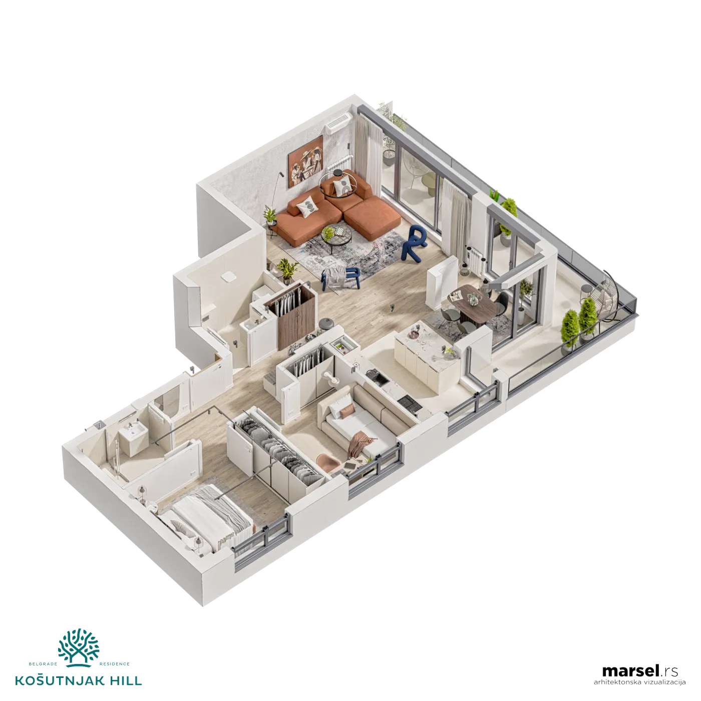 3D osnova, ugao 3