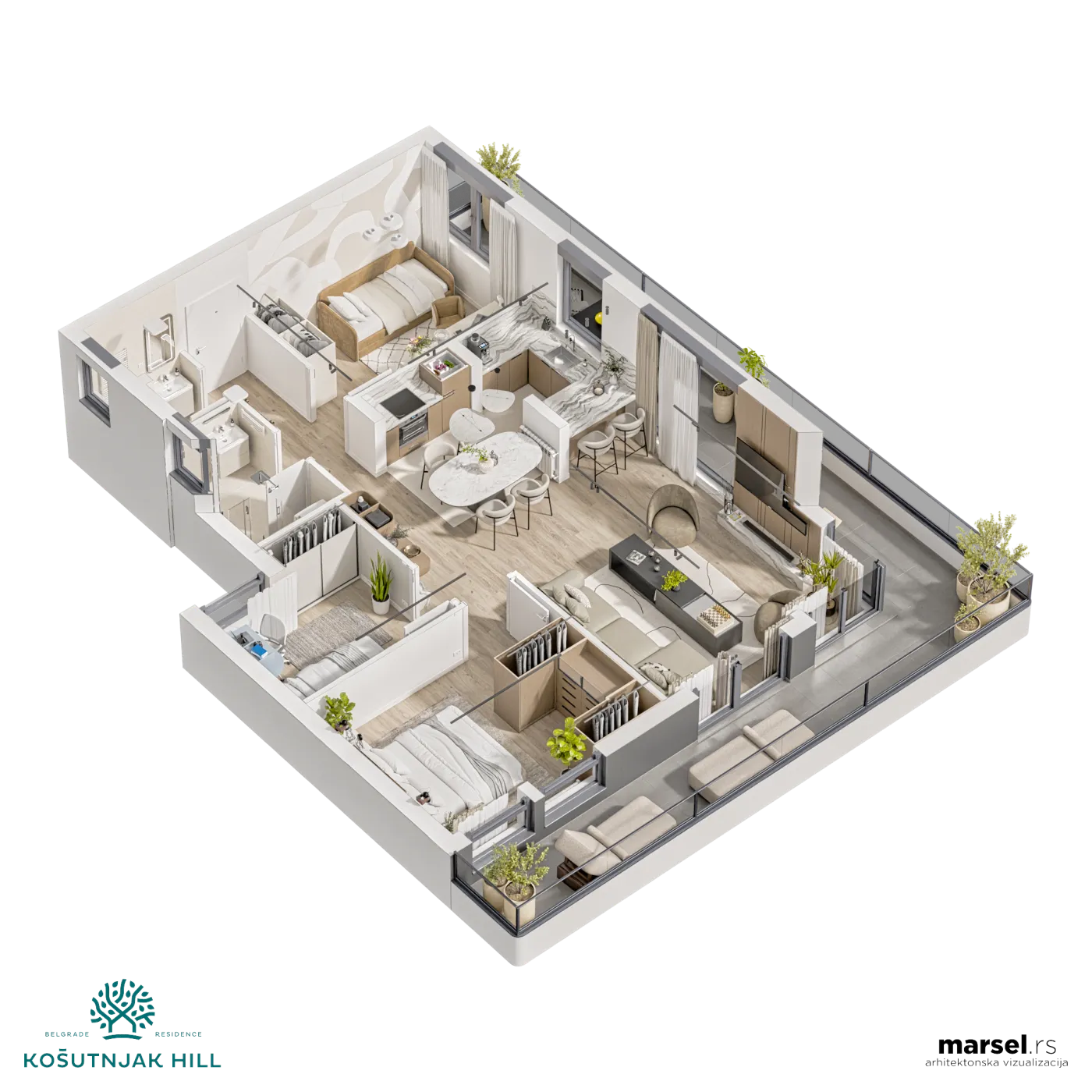 3D osnova, ugao 3