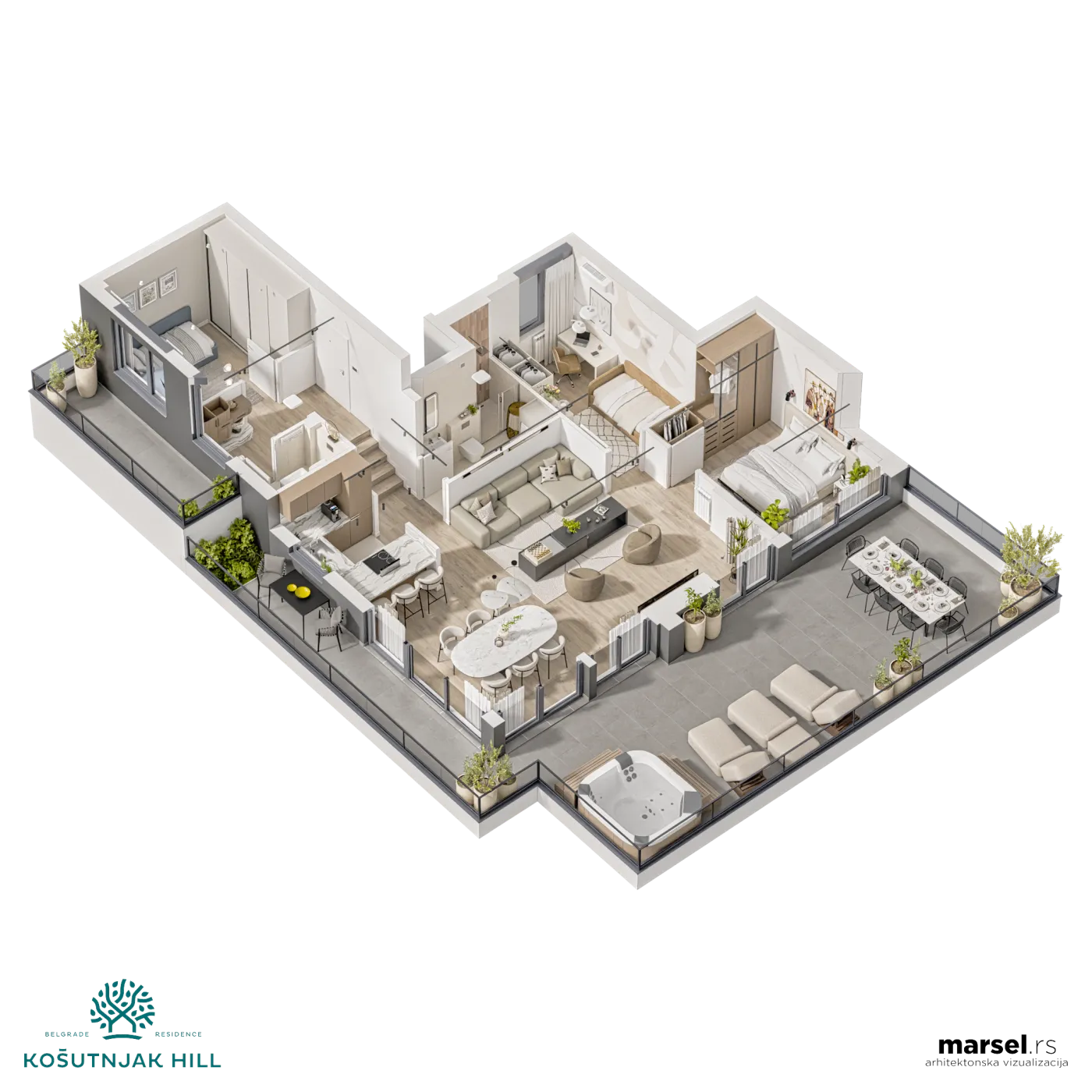 3D osnova, ugao 3